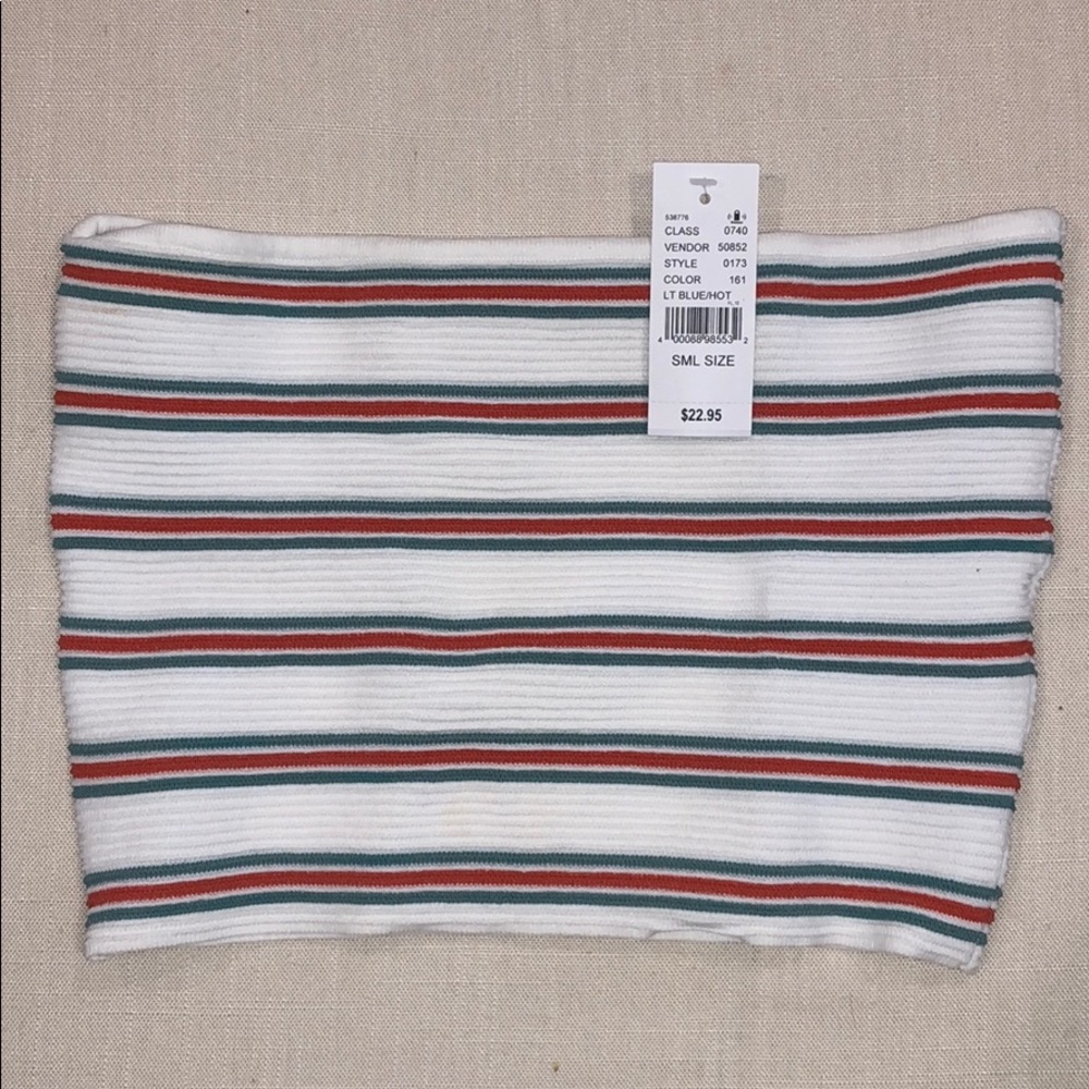 NWT LA Hearts Ribbed Sweater Tube Top - Picture 5 of 7